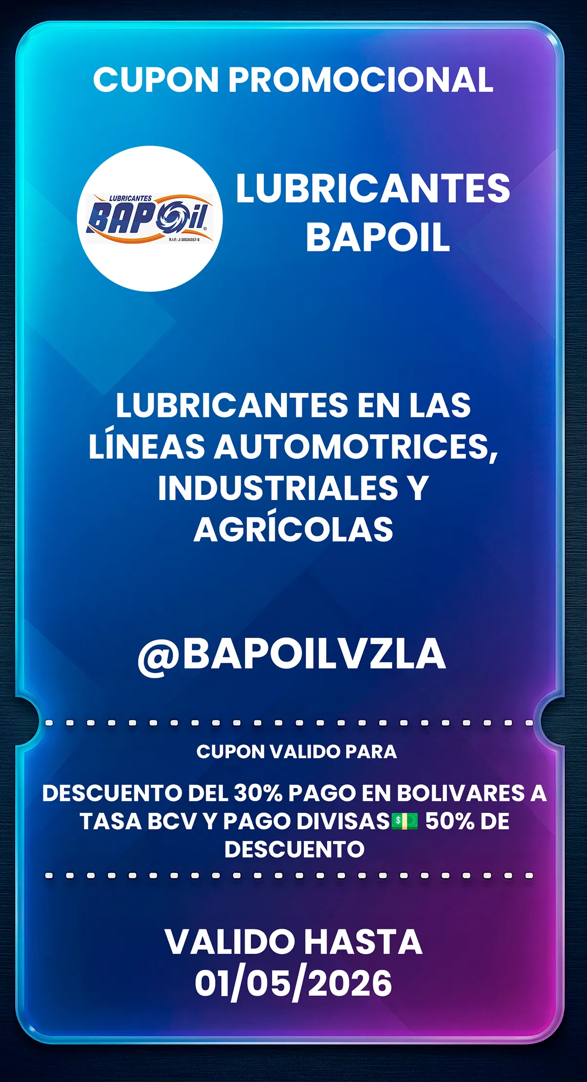 Ejemplo visual de los cupones de AdsAcha activados en el álbum