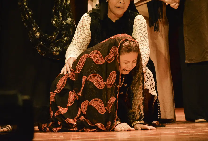 Detalle de vestuario en Betania El Musical